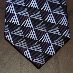 Valdemar Black Label Purple 100% Silk Men’s Neck Tie Long